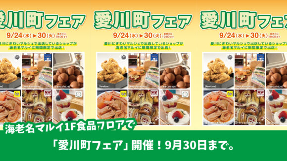 海老名　愛川町フェア　イベント　ショッピング