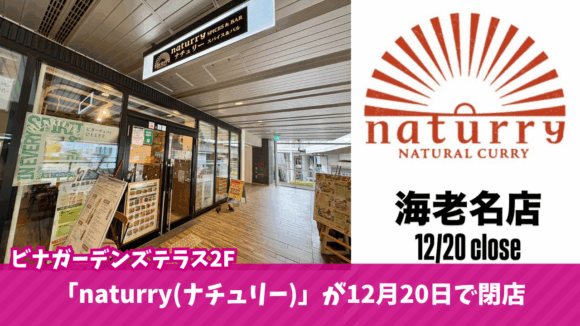 ナチュリー　インドカレー　海老名　閉店