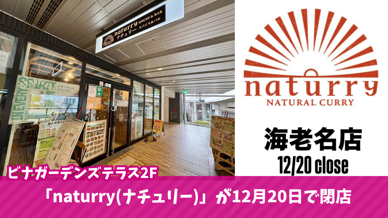 ナチュリー　インドカレー　海老名　閉店