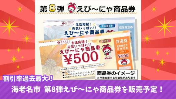 えび～にゃ商品券　海老名市