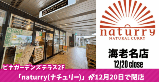 ナチュリー　インドカレー　海老名　閉店
