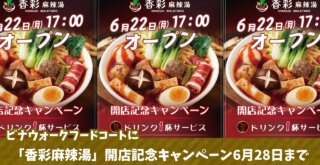 麻辣湯 海老名 開店 ビナウォーク キャンペーン フードコート